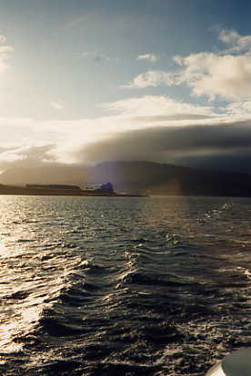 Blick zurück auf Mull und Duart Castle