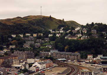 Blick vom Oban Pier zum Süden der Stadt