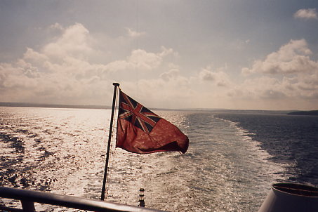 Blick zurück zum Festland