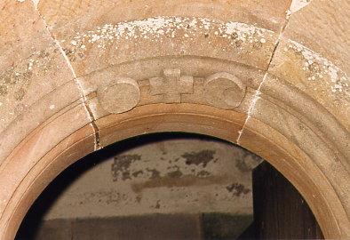 Melsetter Kapelle - Detail über dem Eingang