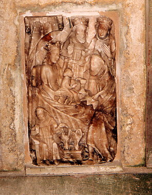 Melsetter Kapelle      Innenaufnahme Relief