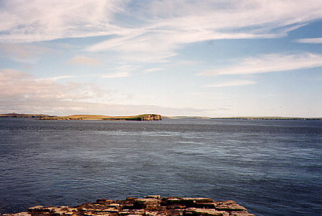 Cantick-Head: Blick nach Nord-Osten (Flotta?)