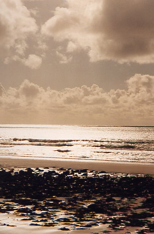 Rackwick Bay - tiefe Sonne