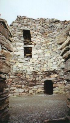 Innenraum des Brochs