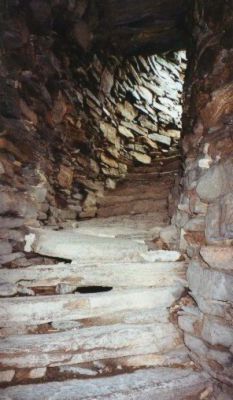 Treppe in die oberen Stockwerke