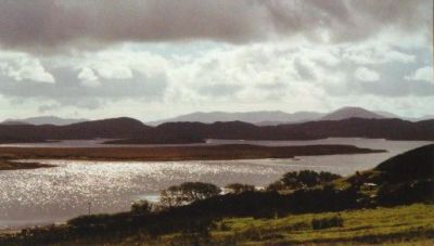 Calanais (Callanish) - Hügelkette der schlafenden Frau