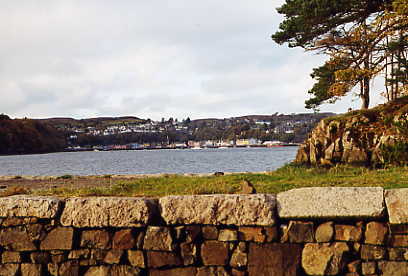 Blick vom Aros Pier nach Tobermory