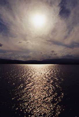 Gegenlichtaufnahme Loch Awe