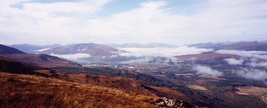 Nevis Range - Wolken lösen sich auf