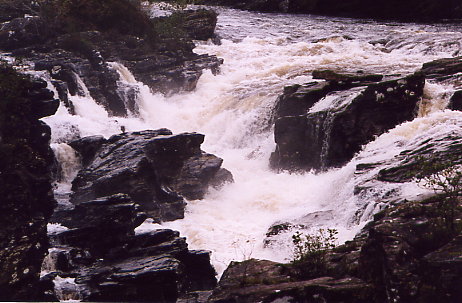 Stromschnelle im Glen Orchy