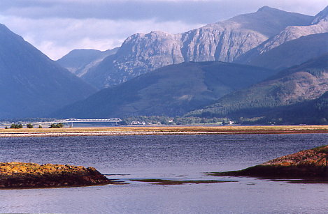 Blick Richtung Ballachulish Bridge