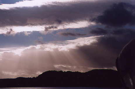 Licht und Wolken