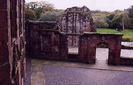 Caerlaverock Castle - Südflügel