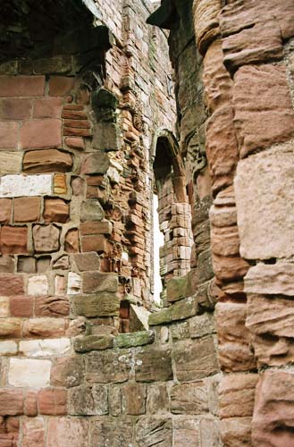 Lindisfarne: Blick vom südlichen Querschiff zum Presbyterium